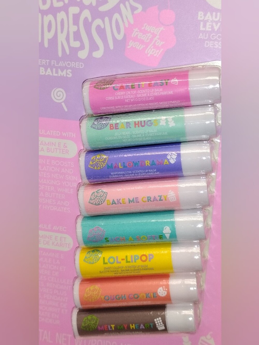 Lip Balm Set - Pastel Assorted Flavors